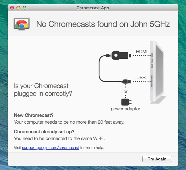 Can you connect to chromecast from mac